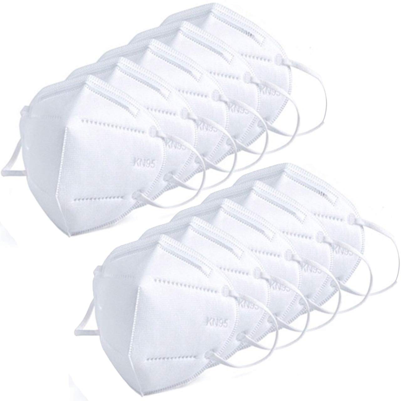 MAYCREATE KN95 Anti Pollution Mask - Re-usable, Non-woven with Melt Blown Layer - Pack of 10 MAYCREATE KN95 Anti Pollution Mask - Re-usable, Non-woven with Melt Blown Layer - Pack of 10